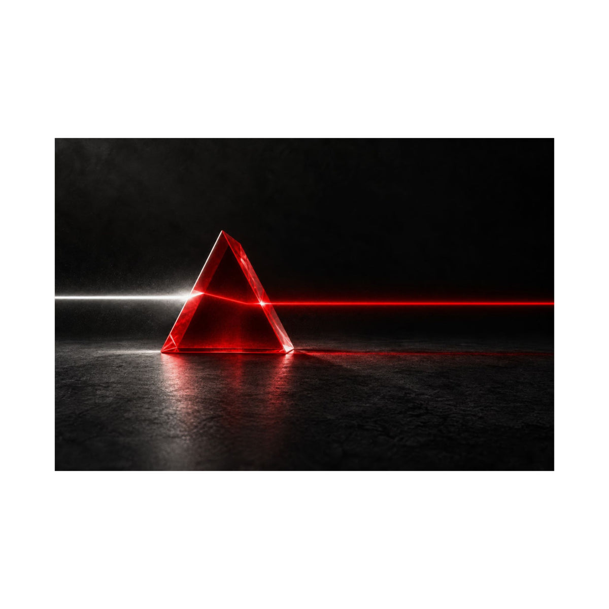 Spectral Threshold - Professional Office Wall Art | Matte Poster (Landscape)
