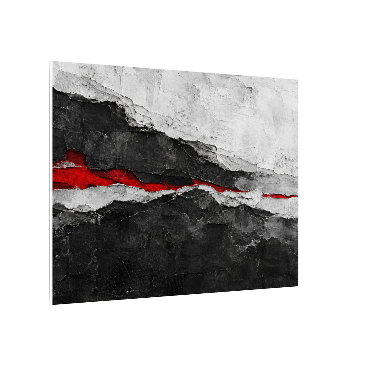 Strata of Silence - Professional Office Wall Art | Canvas (Landscape)
