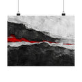 Strata of Silence - Professional Office Wall Art | Matte Poster (Landscape)