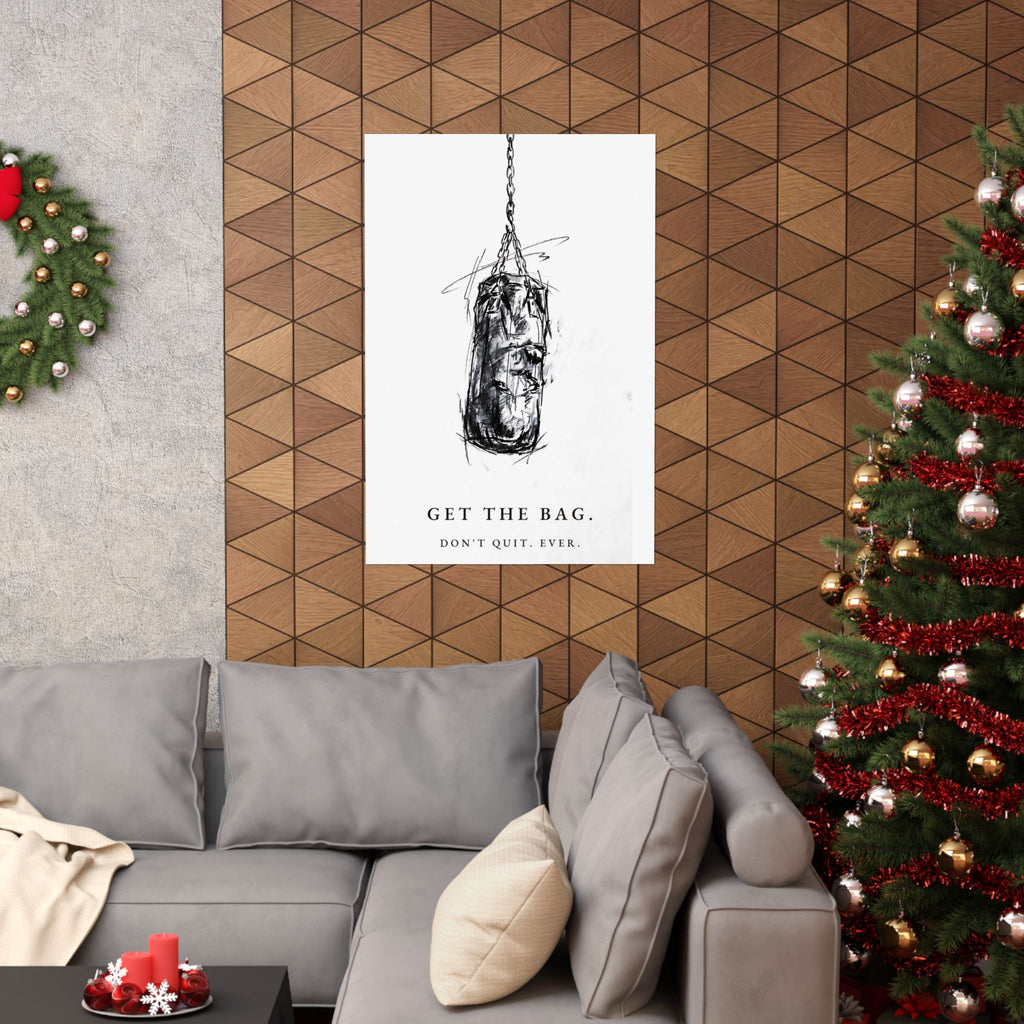 Get the Bag - Boxing Wall Art | Matte Poster