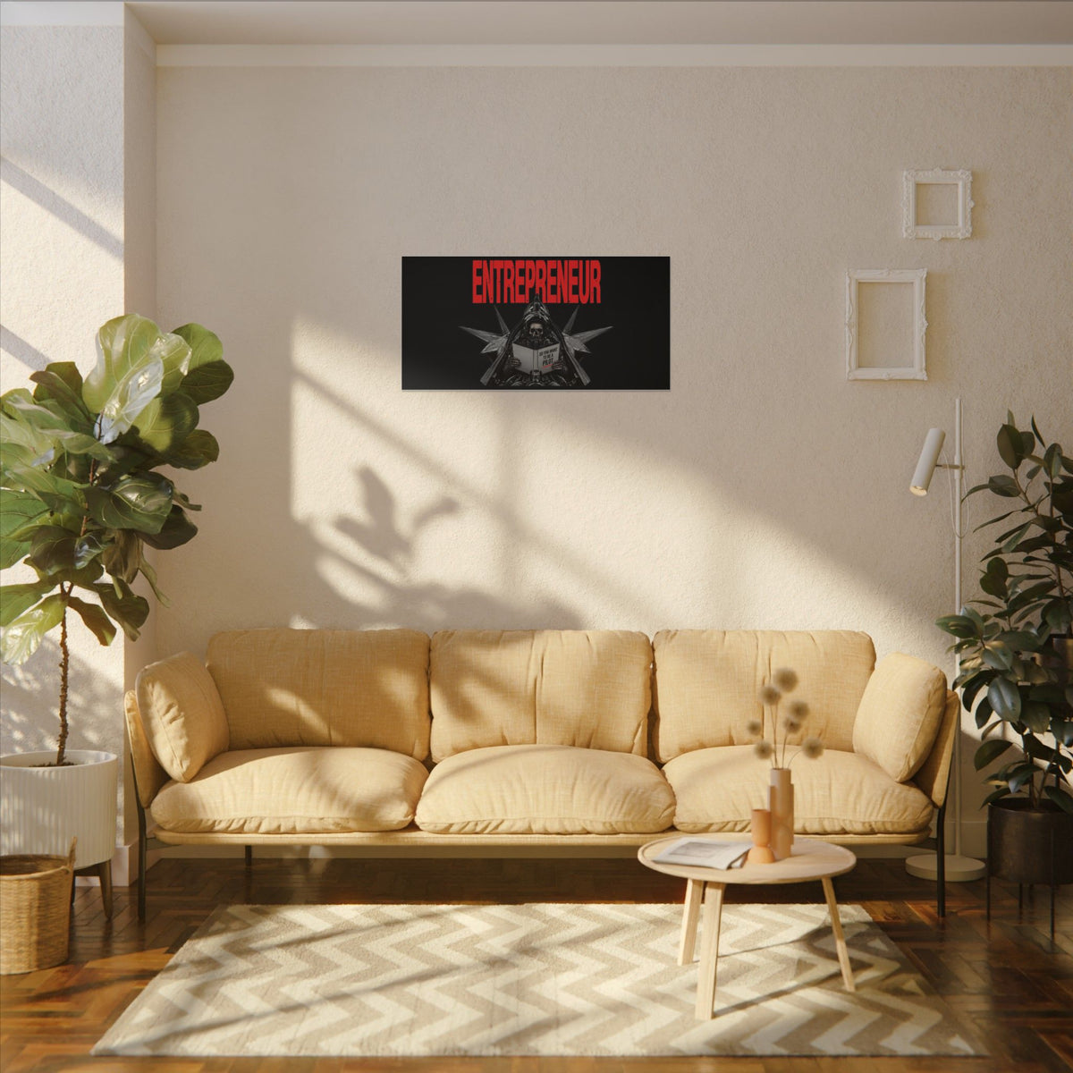 Entrepreneur - Skeleton Wall Art | Canvas (Panoramic)