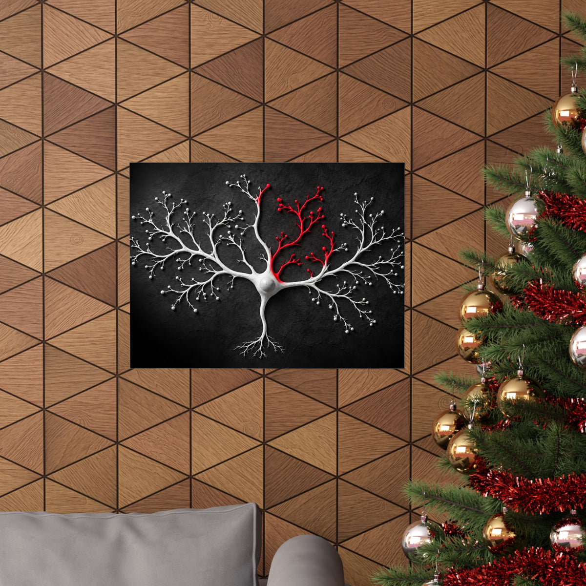 Neuronal Arbor - Doctor's Office Wall Art | Matte Poster (Landscape)