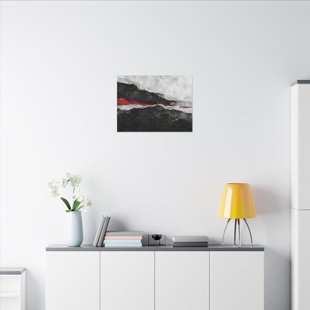 Strata of Silence - Professional Office Wall Art | Canvas (Landscape)