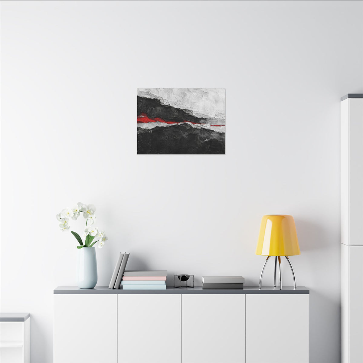 Strata of Silence - Professional Office Wall Art | Canvas (Landscape)