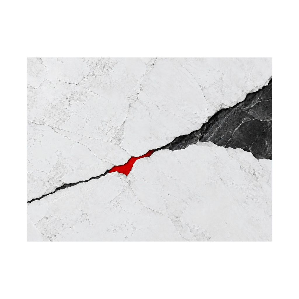 Porcelain Fault - Professional Office Wall Art | Matte Poster (Landscape)