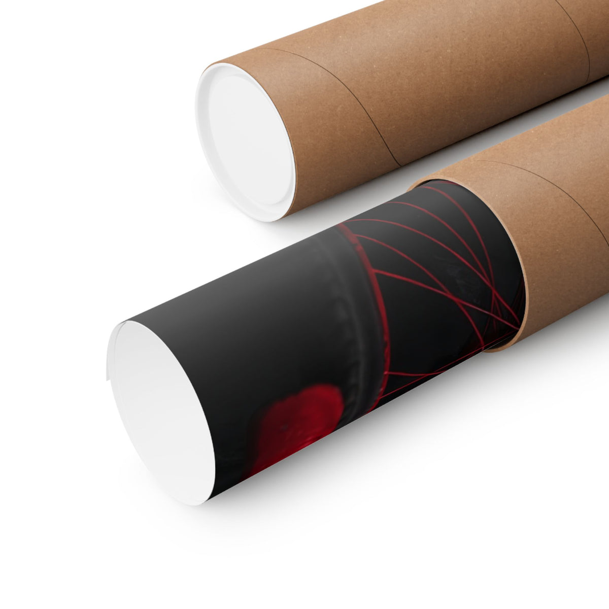 The Red Bicycle - Unique Office Wall Decor | Matte Poster