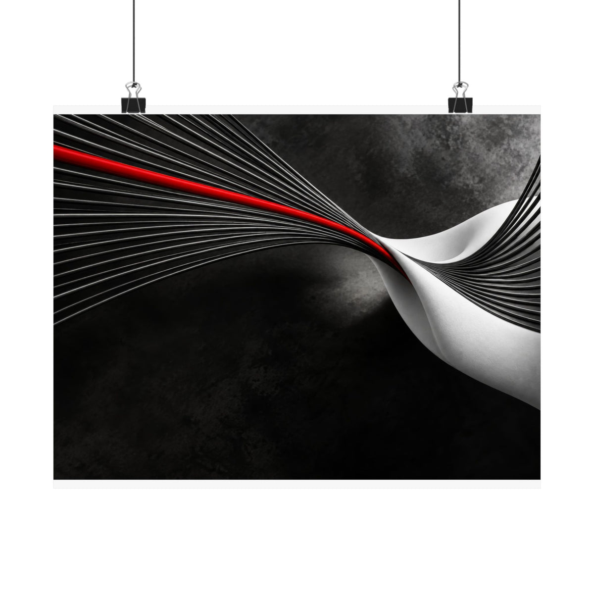 Tensile Field - Professional Office Wall Art | Matte Poster (Landscape)