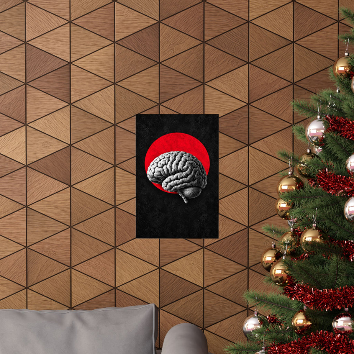 Cerebral Contour - Doctor's Office Wall Art | Matte Poster