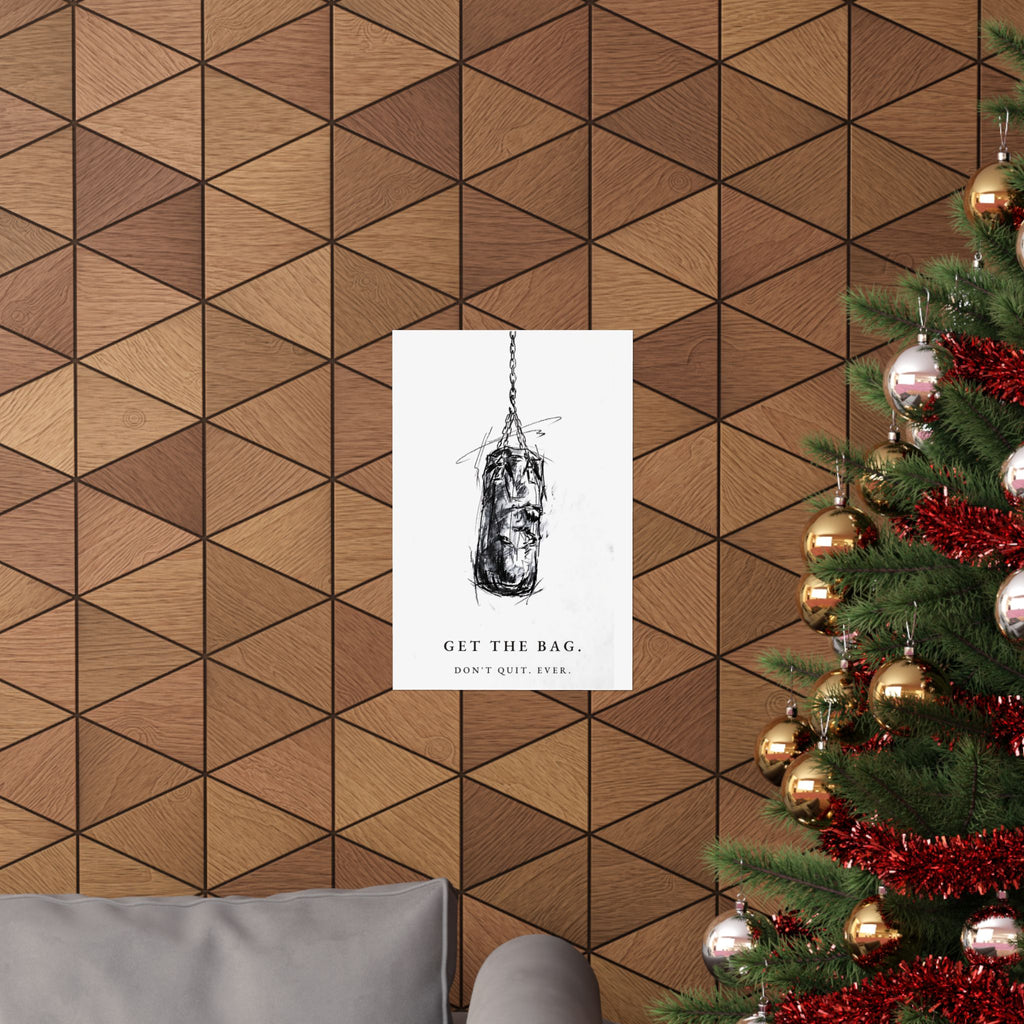 Get the Bag - Boxing Wall Art | Matte Poster