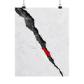 Porcelain Fault - Professional Office Wall Art | Matte Poster