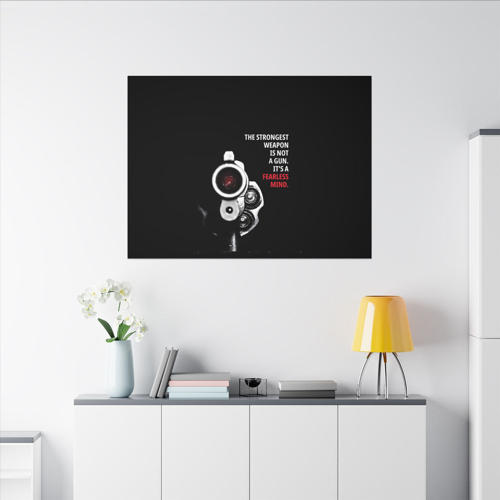 A Fearless Mind - Mindset Wall Art | Canvas (Landscape)