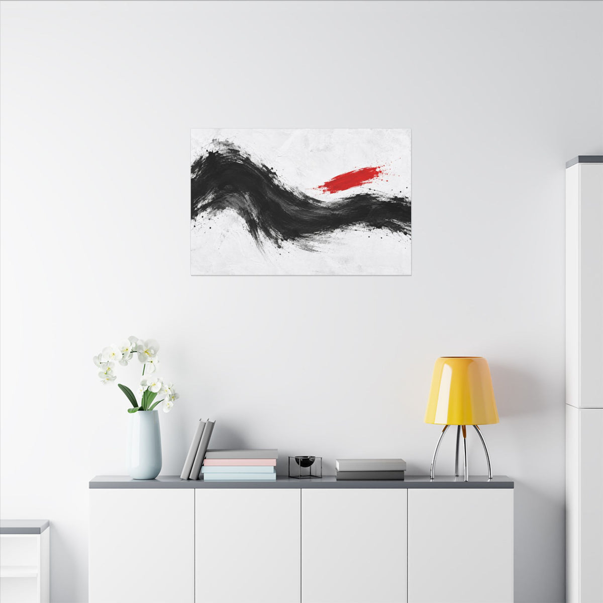 Measured Current - Professional Office Wall Art | Canvas (Landscape)
