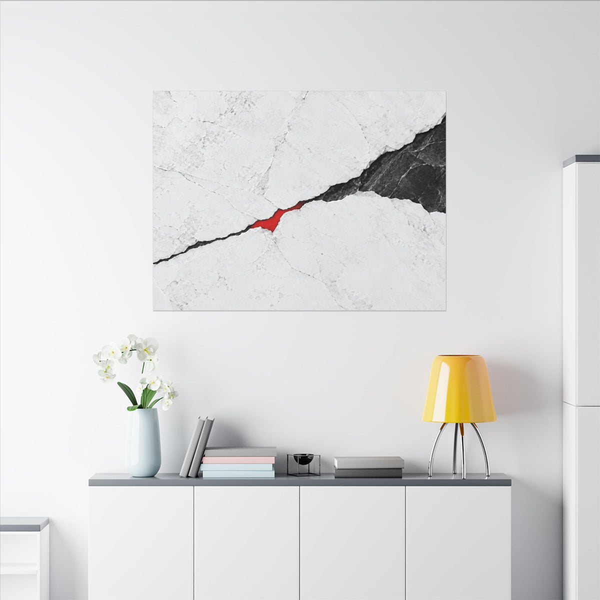 Porcelain Fault - Professional Office Wall Art | Canvas (Landscape)