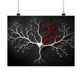 Neuronal Arbor - Doctor's Office Wall Art | Matte Poster (Landscape)