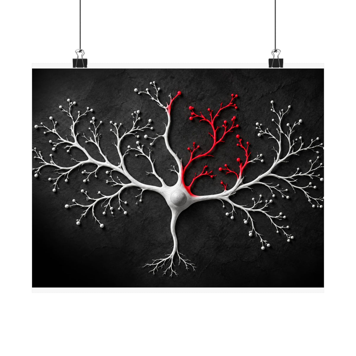 Neuronal Arbor - Doctor's Office Wall Art | Matte Poster (Landscape)
