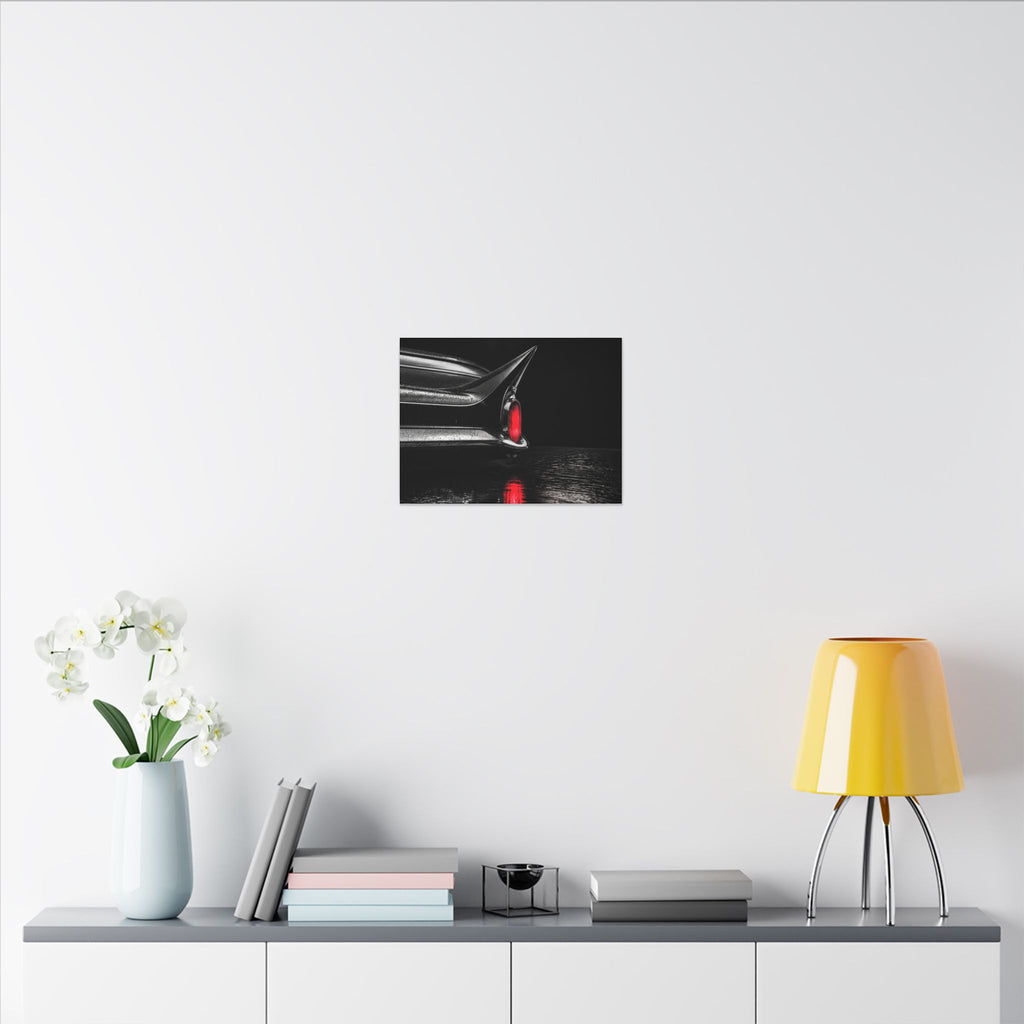 Ruby Tail - Classic Car Wall Art | Canvas (Landscape)