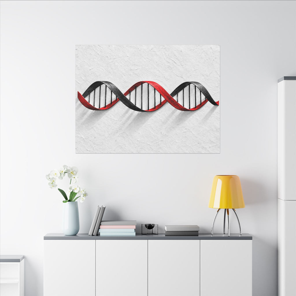 Woven Code - Doctor's Office Wall Art | Canvas (Landscape)