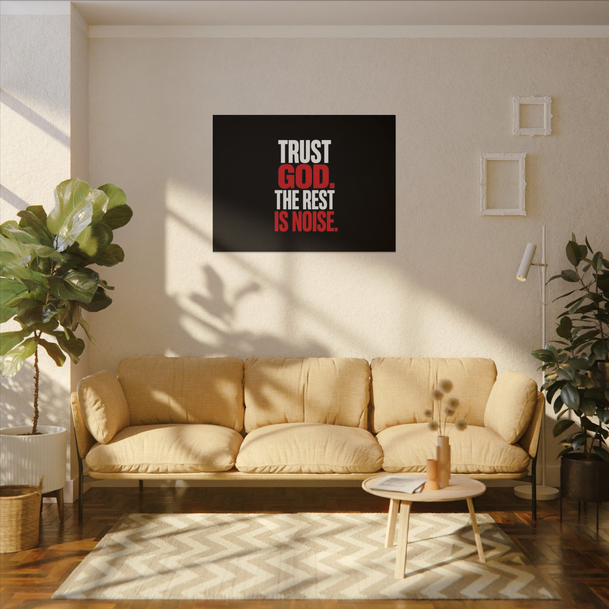 Trust God - Christian Wall Art | Canvas (Landscape)