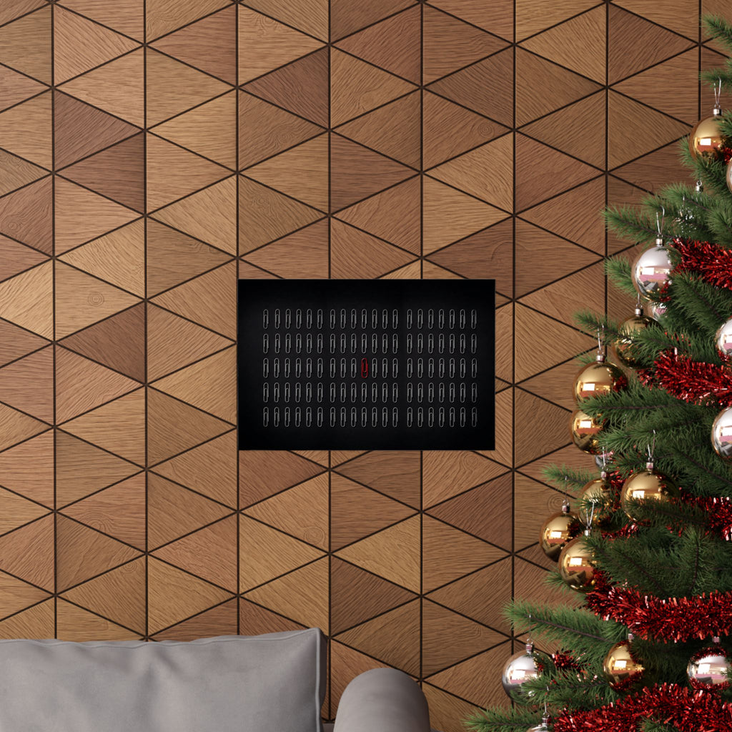 Against the Grid - Office Wall Art | Matte Poster (Landscape)