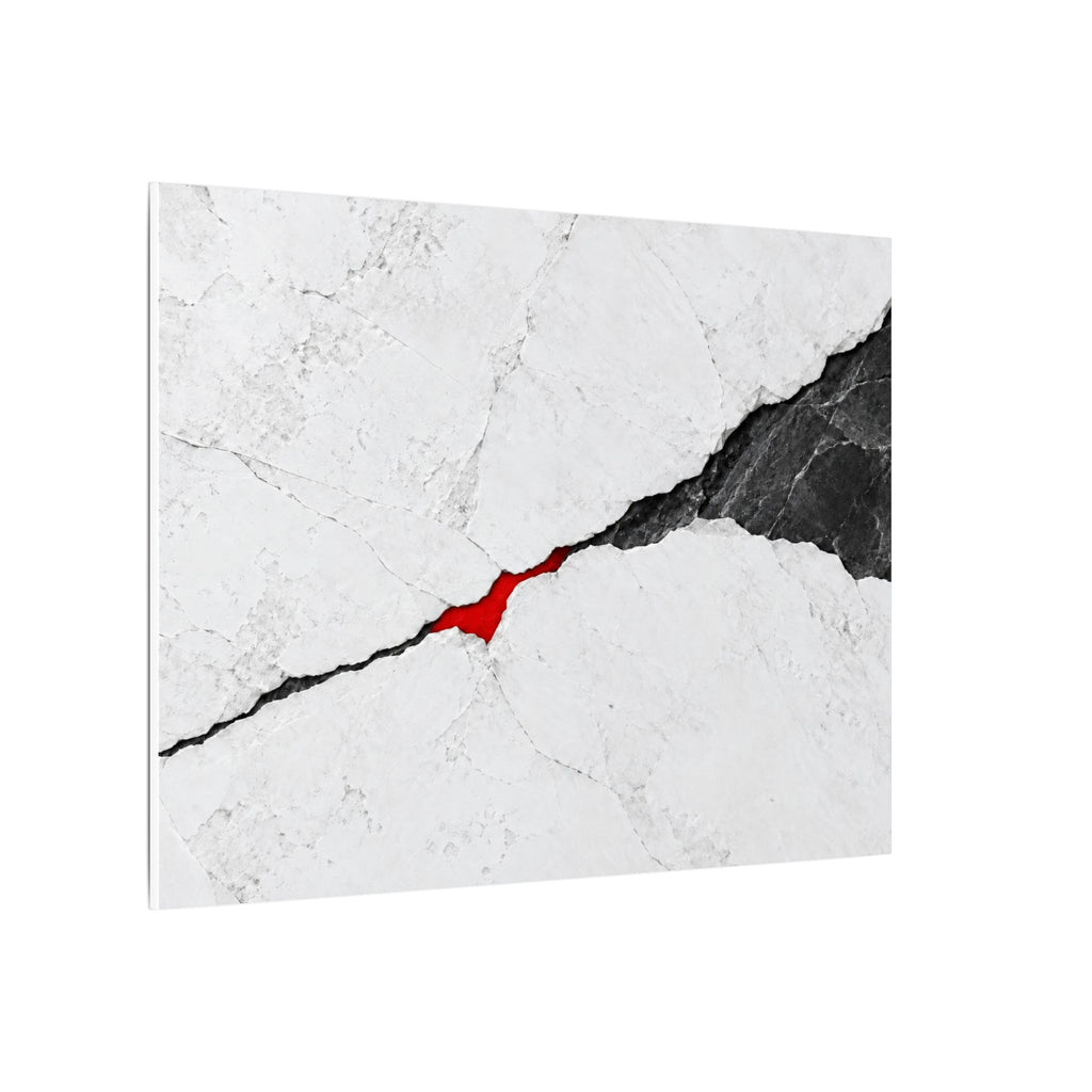 Porcelain Fault - Professional Office Wall Art | Canvas (Landscape)