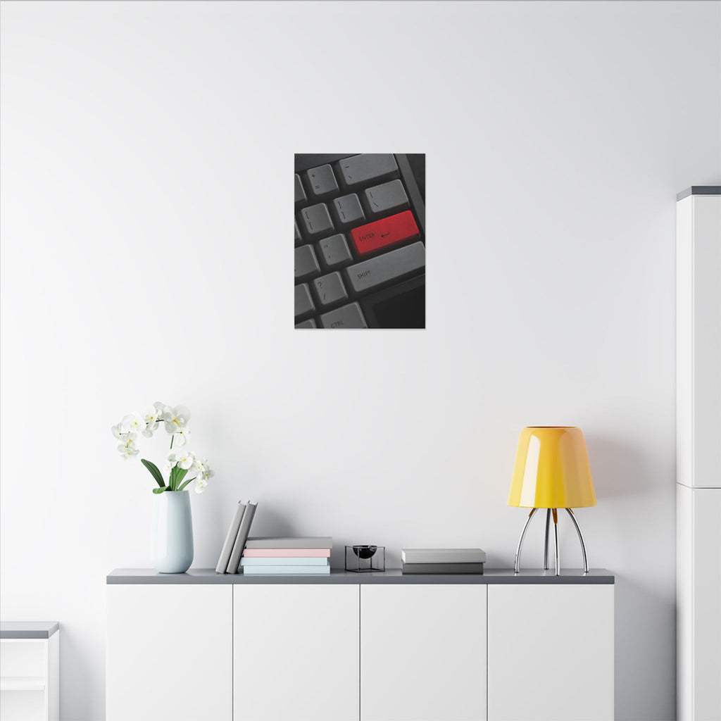 Press Enter - Office Artwork | Canvas
