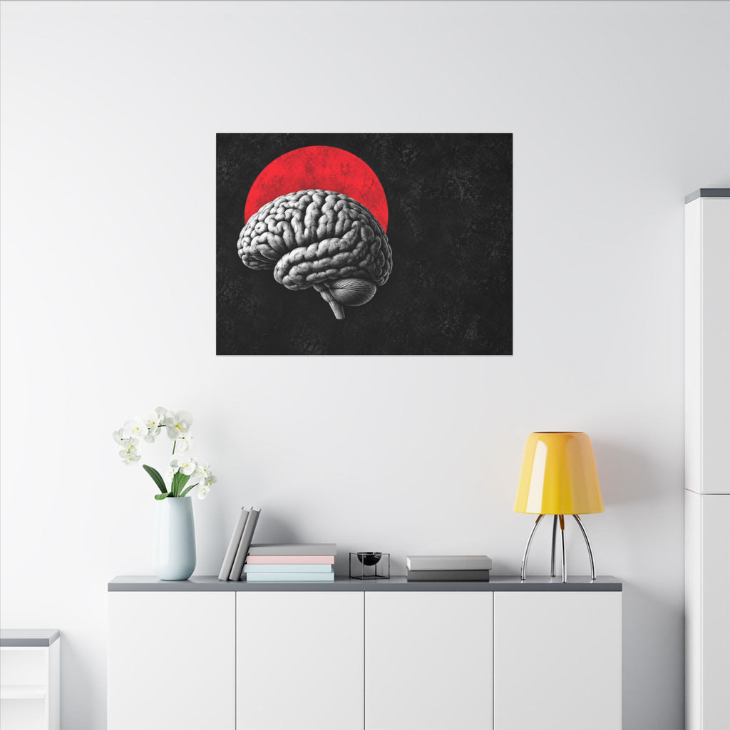 Cerebral Contour - Doctor's Office Wall Art | Canvas (Landscape)