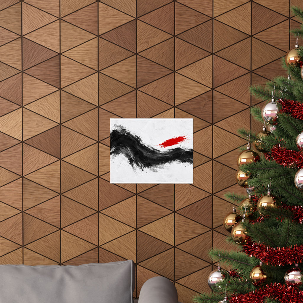 Measured Current - Professional Office Wall Art | Matte Poster (Landscape)