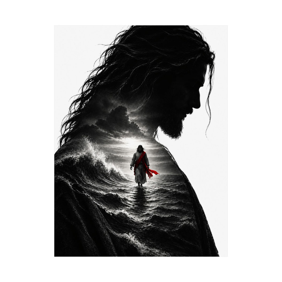 Walk on Water - Christian Wall Art | Matte Poster