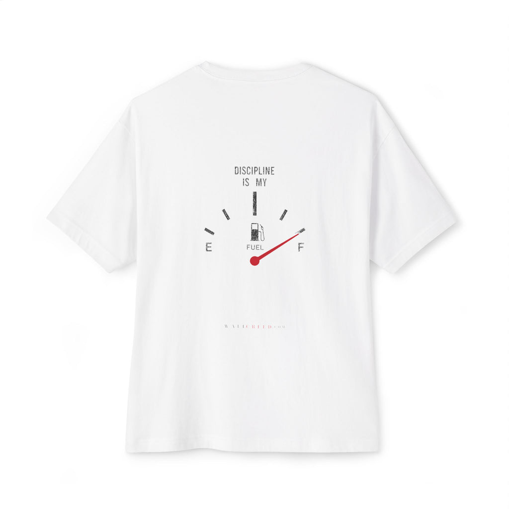 Discipline Is My Fuel | Heavyweight Tee (Back Print)