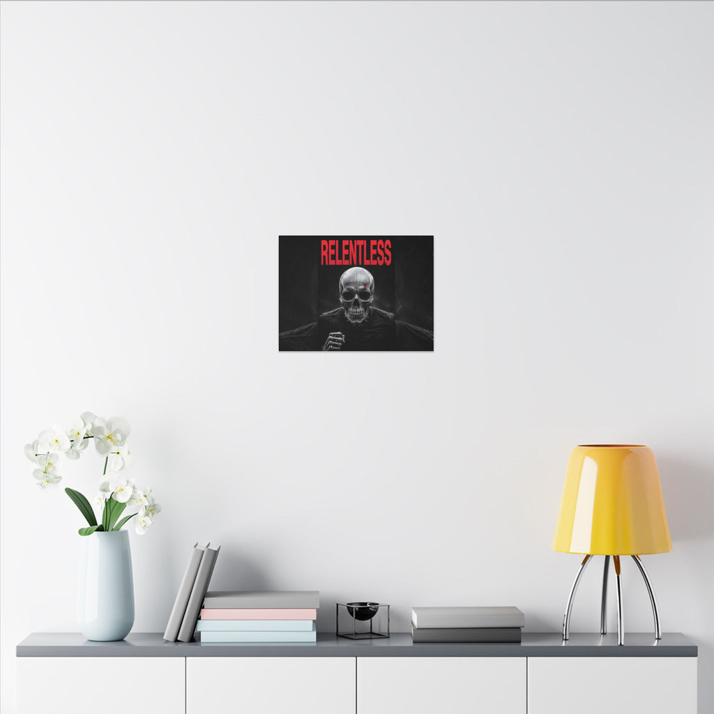 Relentless - Skull Wall Art | Canvas (Landscape)