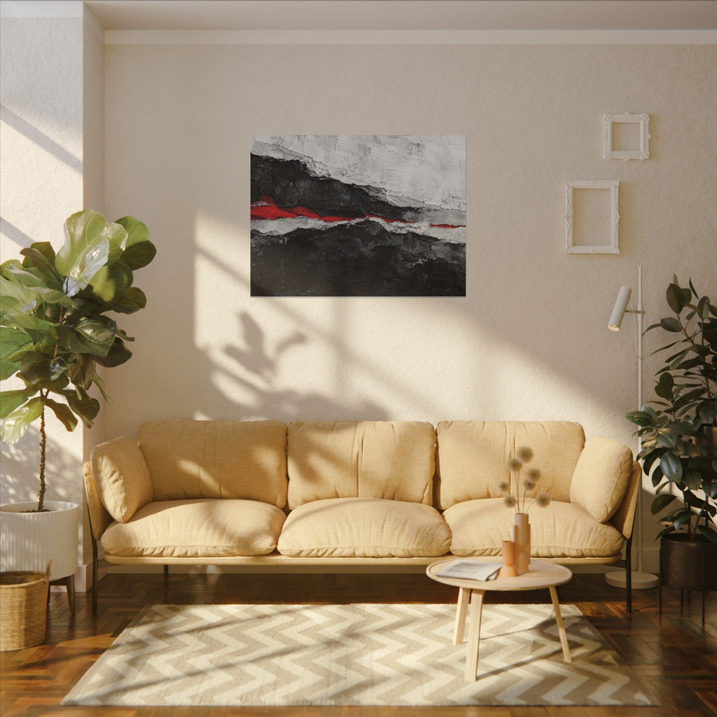 Strata of Silence - Professional Office Wall Art | Canvas (Landscape)